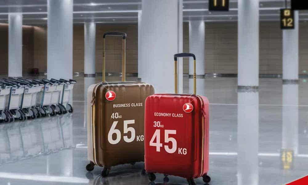 土耳其航空公司升级了行李限额